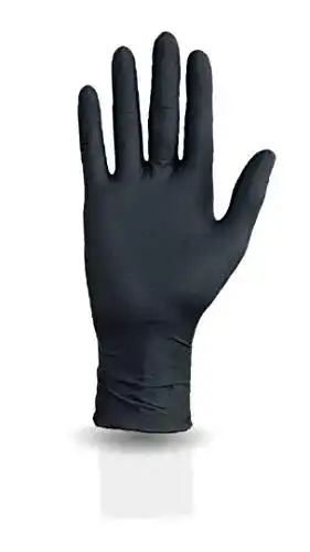 Einmalhandschuhe schwarz docdorado 100 Stück – Nitril Schutzhandschuhe
