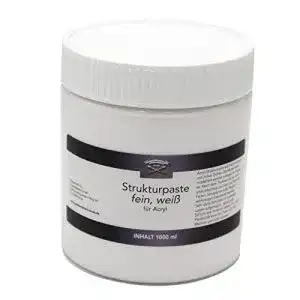 Strukturpaste Paintersisters fein 1000 ml für Acrylmalerei und Modellieren