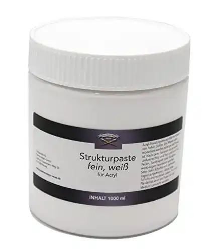 Strukturpaste Paintersisters fein 1000 ml für Acrylmalerei und Modellieren