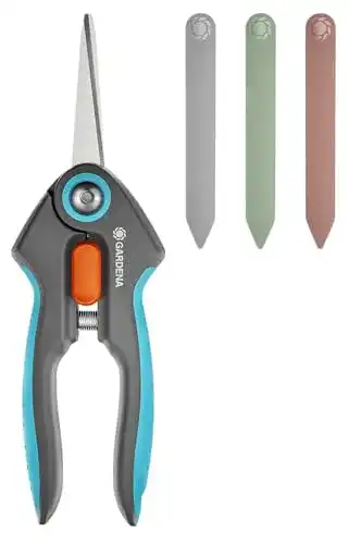 Blumenschere Gardena FreshCut Set Ernteschere aus rostfreiem Edelstahl