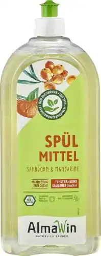 Spülmittel Almawin Sanddorn und Mandarine 1 Liter