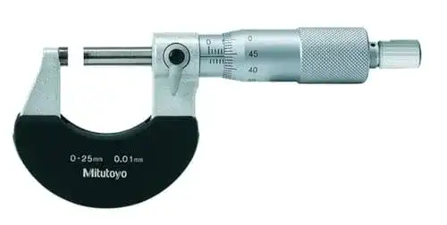 Bügelmessschraube Mitutoyo 102-301 mit Werkszertifikat DIN 863/1