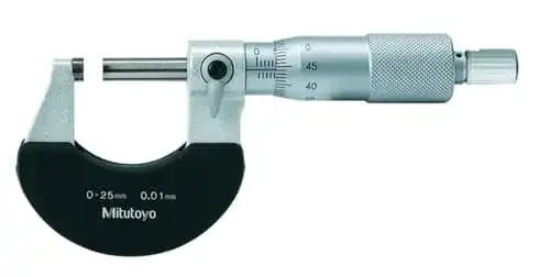 Bügelmessschraube Mitutoyo 102-301 mit Werkszertifikat DIN 863/1