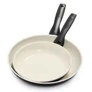 GreenPan Bratpfannen Set Rio aus Keramik, 20 cm und 26 cm, PFAS-frei