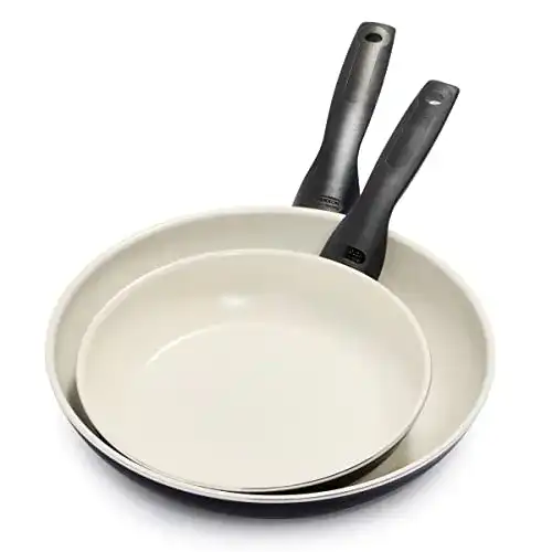 GreenPan Bratpfannen Set Rio aus Keramik, 20 cm und 26 cm, PFAS-frei