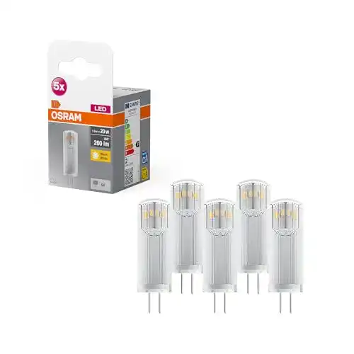 G4-LED Osram Star PIN LED-Lampe für G4-Sockel, klares Glas, warmweiß