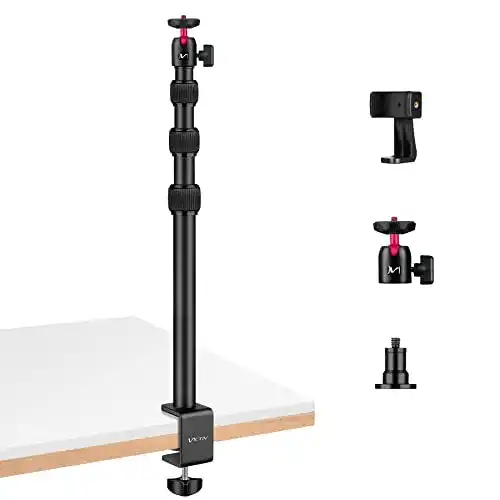 Klemmstativ Victiv Kamera Tischstativ für DSLR Canon 37cm bis 105cm