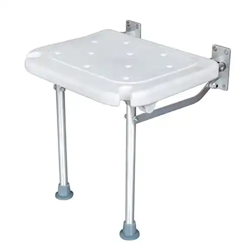 Duschklappsitz Weytoll für Wandmontage mit Stützfüßen