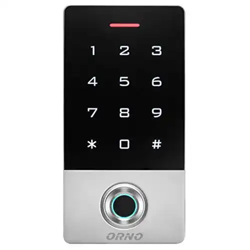 Fingerprint Türöffner Orno OR-ZS-822 wasserdicht mit Zugangskarten