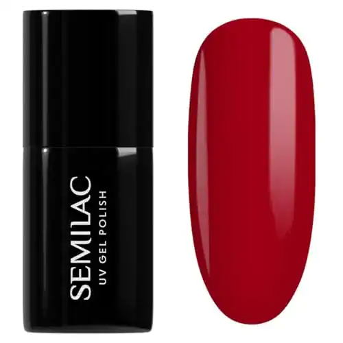 Semilac UV Nagellack 027 Intense Red 7ml – Roter Nagellack