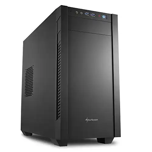 Mini-PC Gehäuse Sharkoon S1000 micro ATX in Schwarz