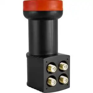 LNB Megasat Diavolo Quad LNB 0,1dB in Schwarz und Rot