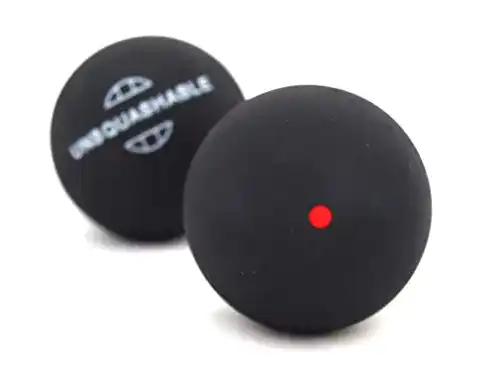 Squashbälle Unsquashable 382210 2er Pack schwarz