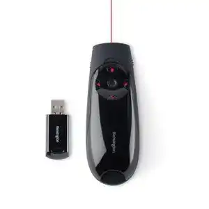 Kensington kabelloser Presenter mit rotem Laser und USB-Receiver