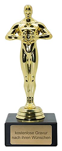 Oscar Statue Deitert Siegerfigur mit individueller Gravur