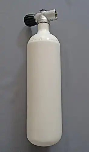 Tauchflasche High Tech Diving 2 Liter 300 Bar mit Ventil