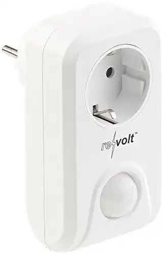 Bewegungsmelder Steckdose mit Lichtsensor und PIR-Sensor