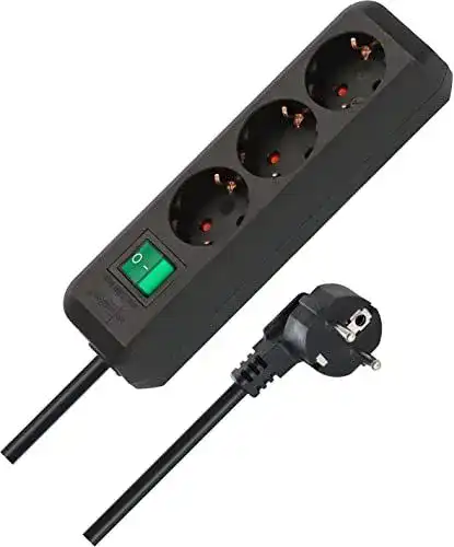 3-fach Steckdosenleiste Brennenstuhl Eco-Line mit Schalter und 1,5m Kabel