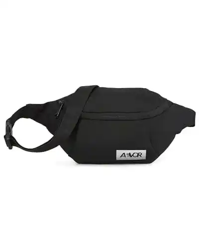 Gürteltasche AEVOR Hip Bag Black Eclipse – wasserabweisend und nachhaltig
