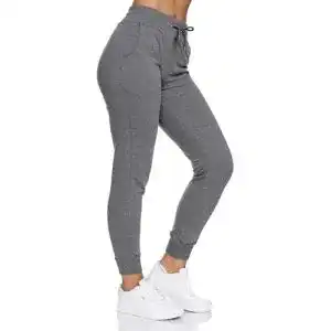 Jogginghose Damen Smith & Solo aus Baumwolle für Sport und Freizeit