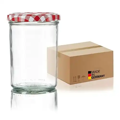 Einmachgläser BigDean 36 Stück 435ml Sturzgläser zum Einmachen