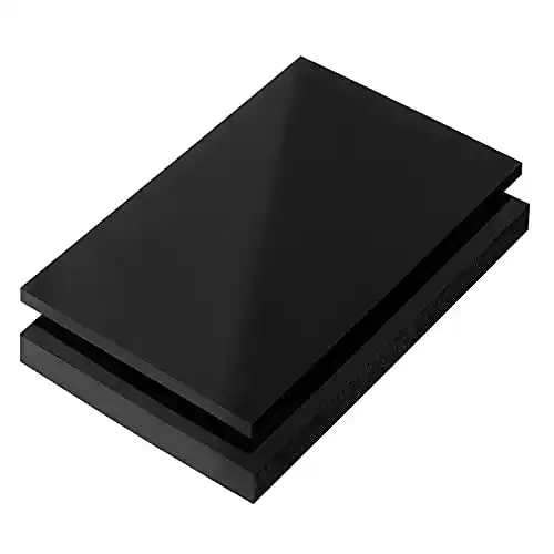 HPL-Platte S-Polytec PE-HD Zuschnitte in Schwarz, 2-15mm Dicke