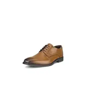 Ecco Herren Melbourne Derbys Hochzeitsschuhe in Amber, Größe 43 EU