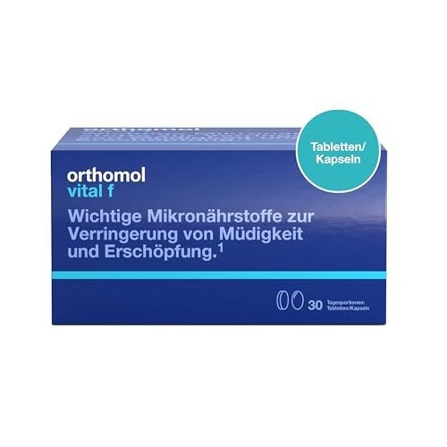 Orthomol Vital f – Mikronährstoffe für Frauen zur Unterstützung bei Müdigkeit