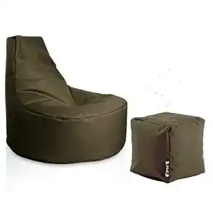 Gaming Sitzsack Patch Home mit Würfel und Polystyrolfüllung