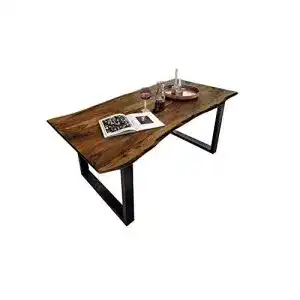 Esstisch mit Baumkante SAM 160×85 cm aus Akazienholz