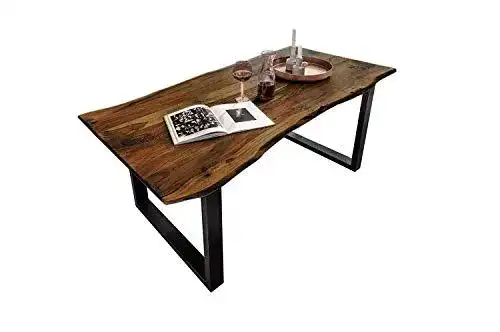 Esstisch mit Baumkante SAM 160×85 cm aus Akazienholz