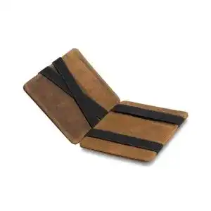 Magic Wallet mit Münzfach aus Echtleder für Herren und Damen