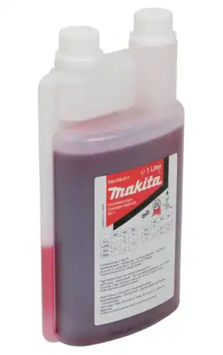2-Takt-Öl von Makita in 1L Dosierflasche für Motoren