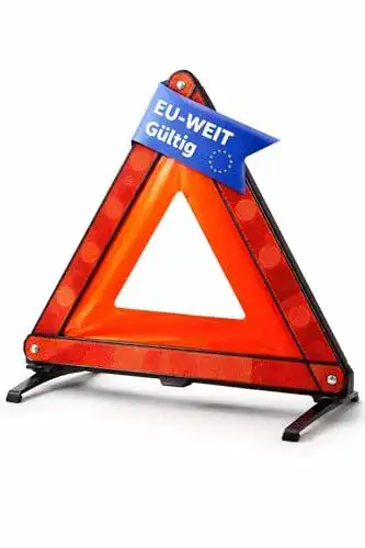 Warndreieck Ownwheel Notfalldreieck ECE R27 für Auto und PKW