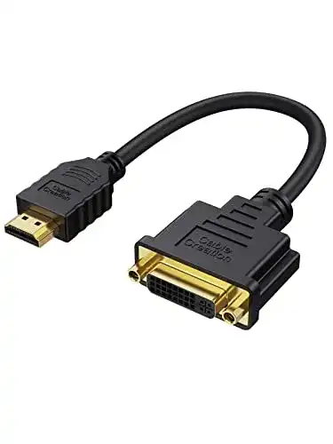 DVI HDMI Adapter Cablecreation bidirektional 1080P 15 cm
