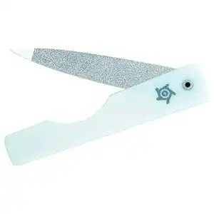 Pfeilring Saphir Klappnagelfeile 11,5 cm in Weiß