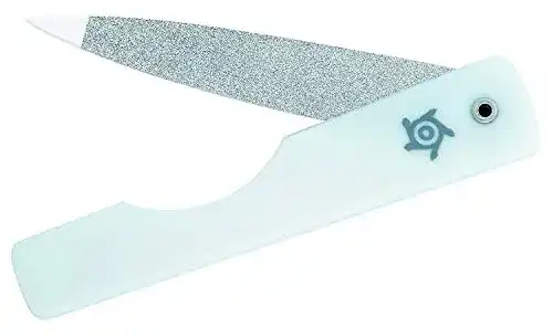 Pfeilring Saphir Klappnagelfeile 11,5 cm in Weiß