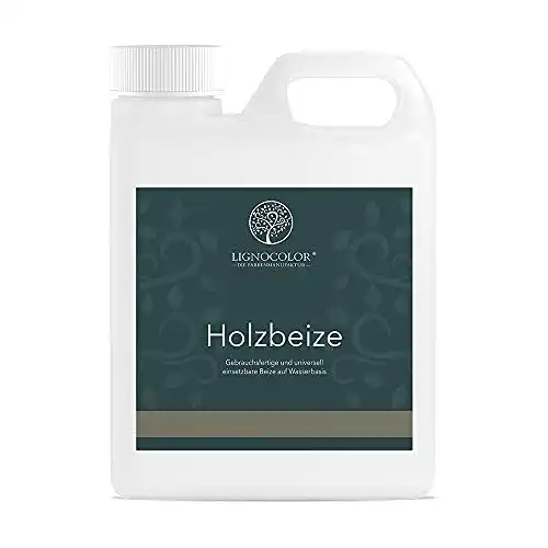 Holzbeize Lignocolor (1 L, Buche Honig) umweltfreundliche Beize