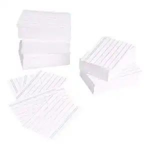 Karteikarten Amazon Basics A8, liniert, Weiß, 1000 Stück