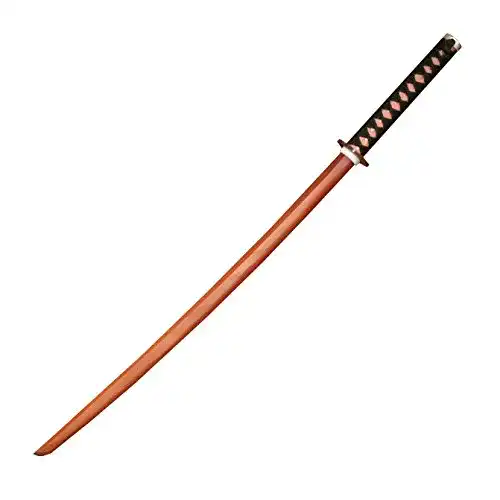 Bokken aus Roteiche mit Seilwicklung – 600 g / 101 cm für Iaido