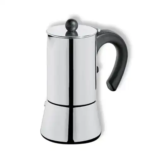 Cilio Espressokocher Vito für 4 Tassen aus Edelstahl
