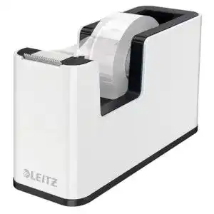 Klebebandabroller Leitz in Weiß/Schwarz mit Fester Stand