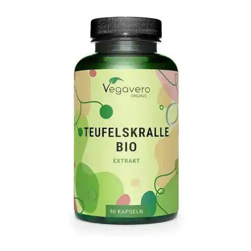 Teufelskralle Kapseln Vegavero Bio zur Unterstützung der Gelenkgesundheit