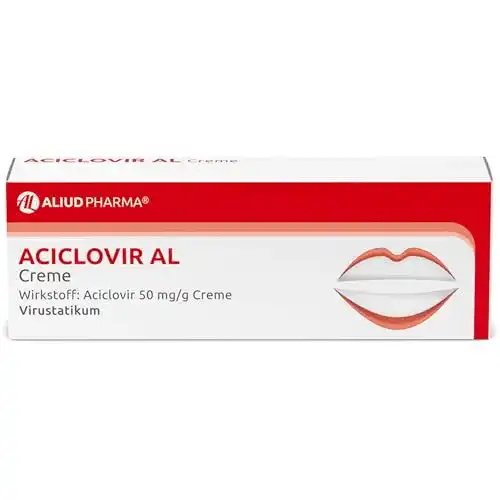 Herpescreme mit Aciclovir AL, 2 g zur Behandlung von Lippenherpes