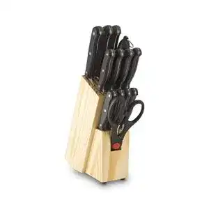 Echtwerk Basic 14-teiliges Küchenmesser-Set mit Messerblock