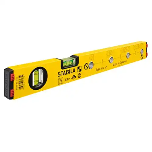 Stabila Wasserwaage Elektriker Type 70, 43 cm, Aluminium