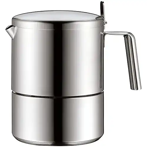 WMF Kult Espressokocher für Induktion Edelstahl 18/10