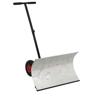 Vidaxl Schneeschieber mit Rädern für effektives Schneeräumen