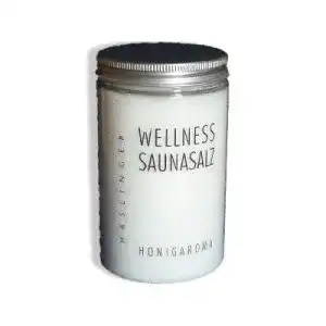 Saunasalz von Haslinger Wellness mit Honigaroma für Sauna und Hautpflege