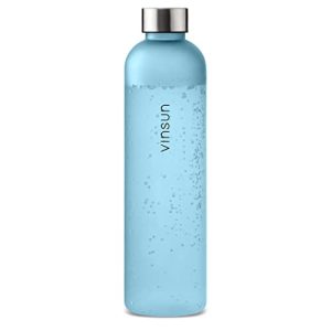 Kunststoff Trinkflasche Vinsun 1 Liter blau nachhaltig BPA-frei